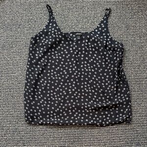 Banana Republic Daisy Patterned Blouse w/ Adjustable Straps